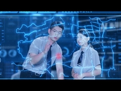 단일 축 40T는 이동 경찰서 트럭 스케일 IP68 보호에 영향을 줍니다